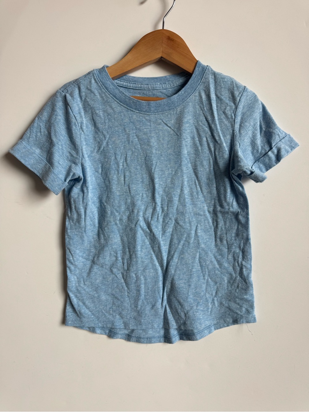 Boys Cat & Jack Heather Light Blue Short Sleeve Tee